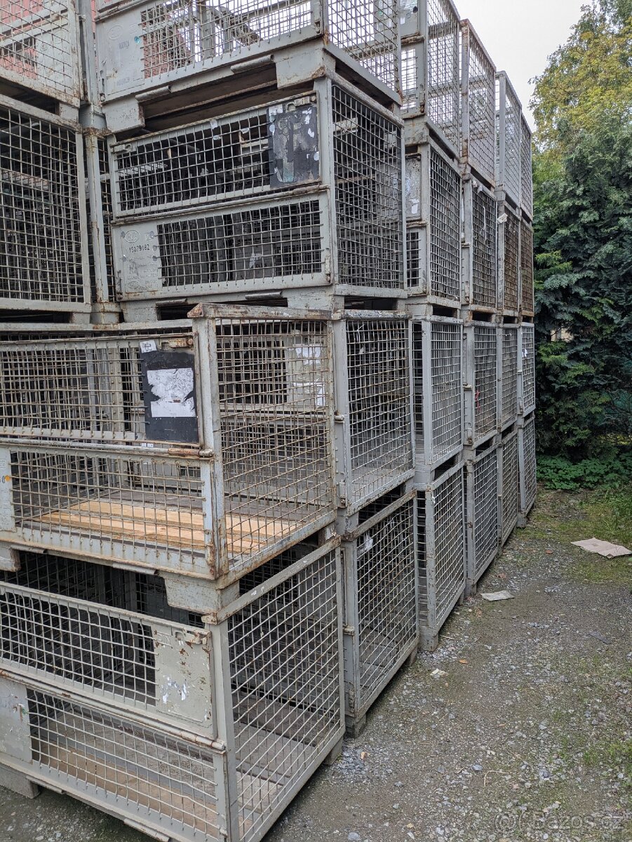 Kovové klece gitterbox - 9