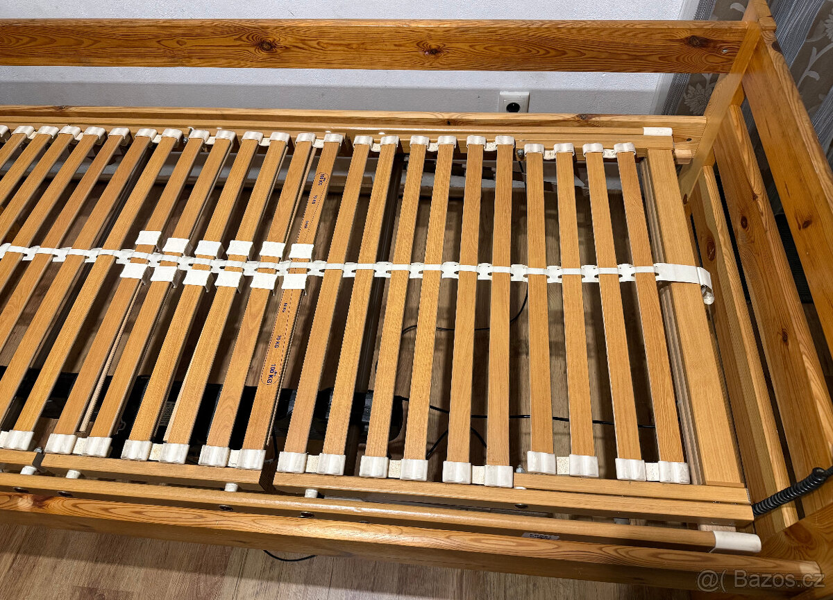 Zdravotní postel s elektrickým roštem a matrací - 9