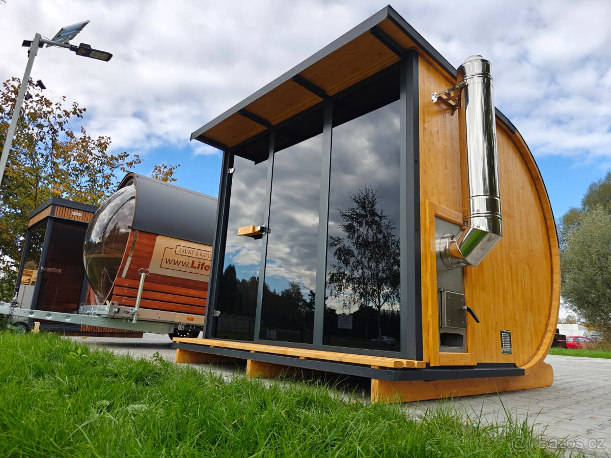 Venkovní panoramatická sauna Horizont M3 - 9