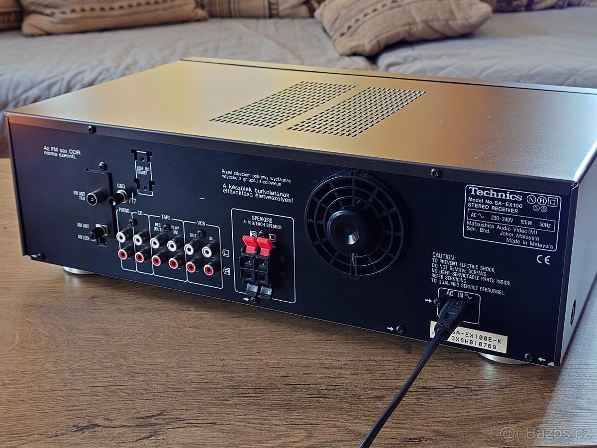 Stereo reciver Technics SA-EX100 včetně d.o. - 9