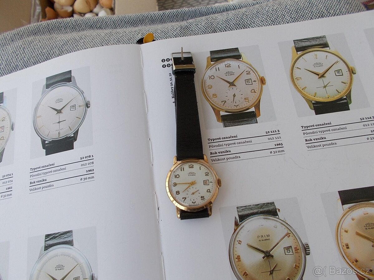 rare typ zlacene prachutesne pouzdro hodinky prim rok 1965 - 9