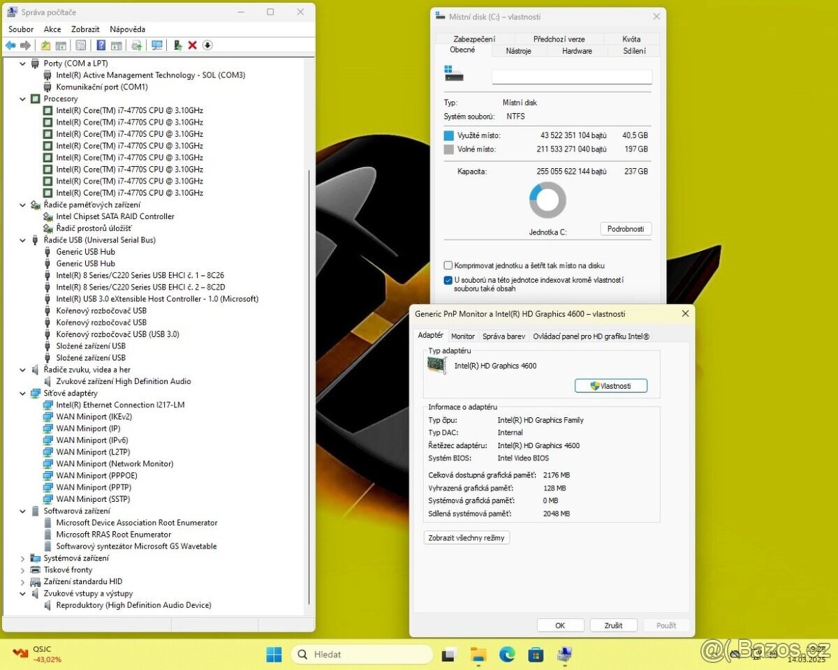 PĚKNÝ DELL OPTIPLEX XE2 /i7-4770/16GB/SSD256GB/WIN11/ZÁRUKA - 9