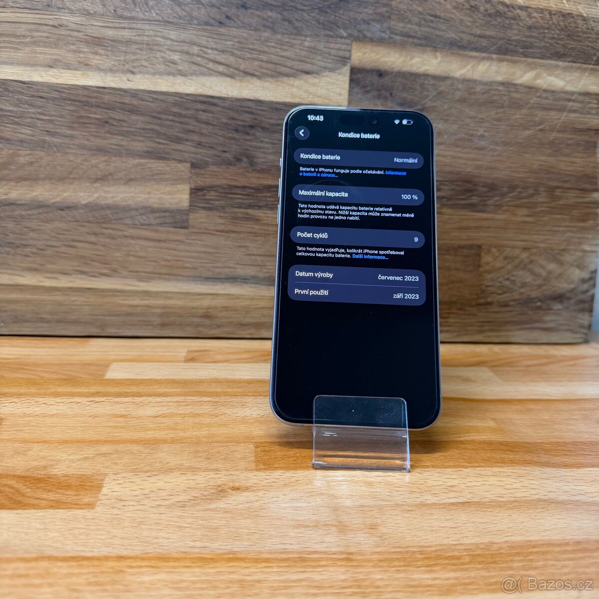 IPhone 15 Pro Max 256GB, 100% bat., eSIM, přírodní (záruka) - 9