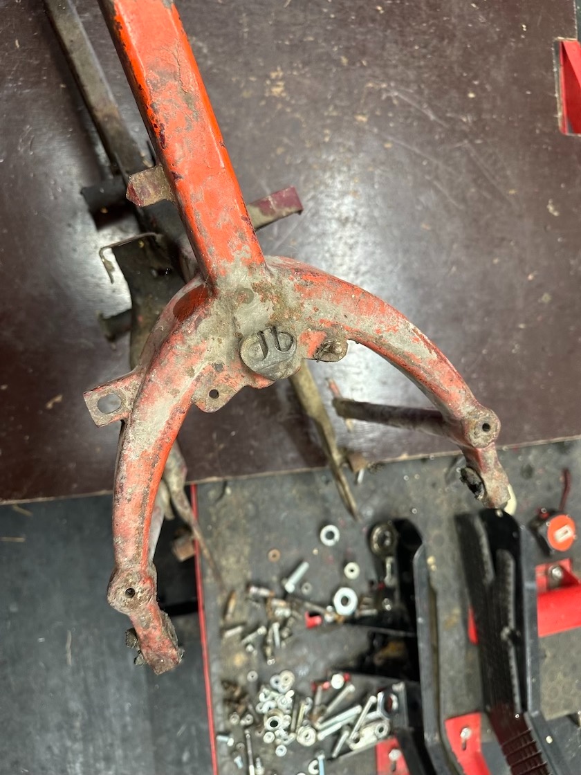 RÁM JAWA 250/353 350/354 kývačka OKO SAJDKA BEZ ČISLA - 9