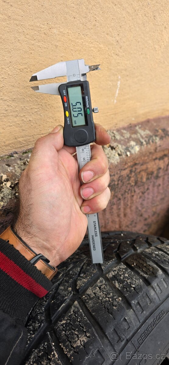 Plechové disky 5x108, 6,5×16, pneu 215/60 R16 - 9