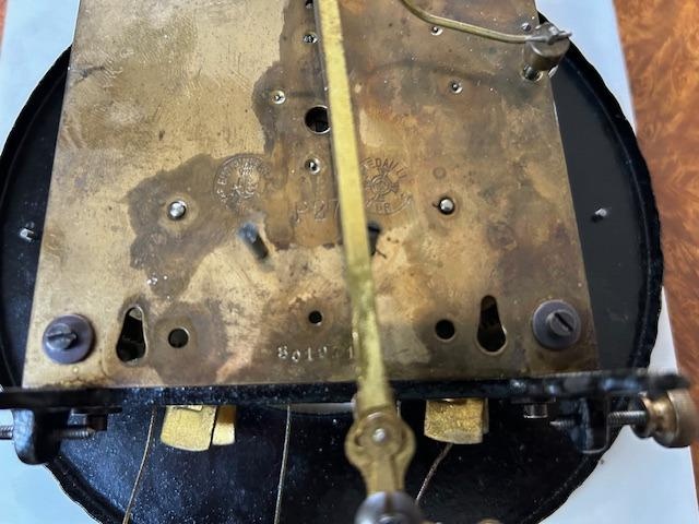 Závažové hodiny - artdeco Gustav Becker. - 9