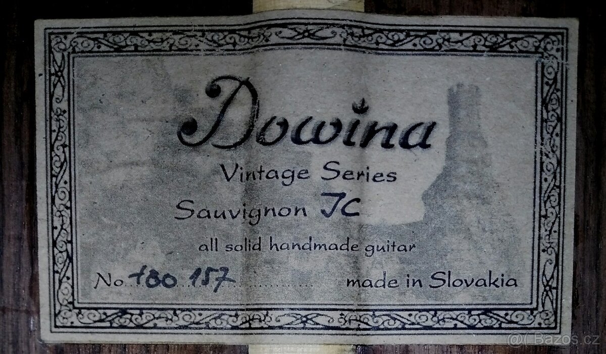 Predam el.ak. gitaru Dowina Sauvignon JC + kufor.Zn.cena. - 9