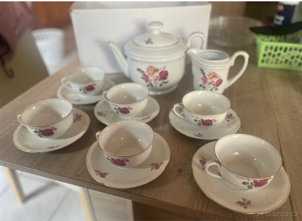 Porcelánová čajová sada - 9