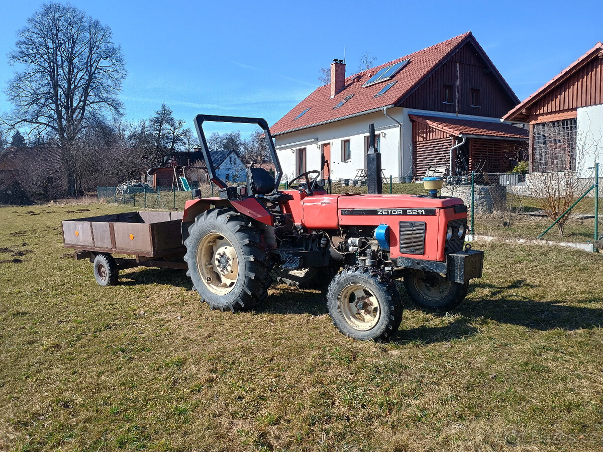 Traktor Zetor 5211 + Sklápěcí vlek - 9