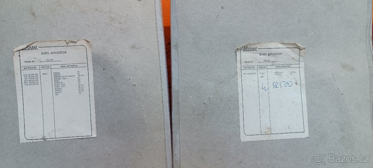 Brzdové čelisti - pakny - pro JAPONSKÉ motocykly - 9