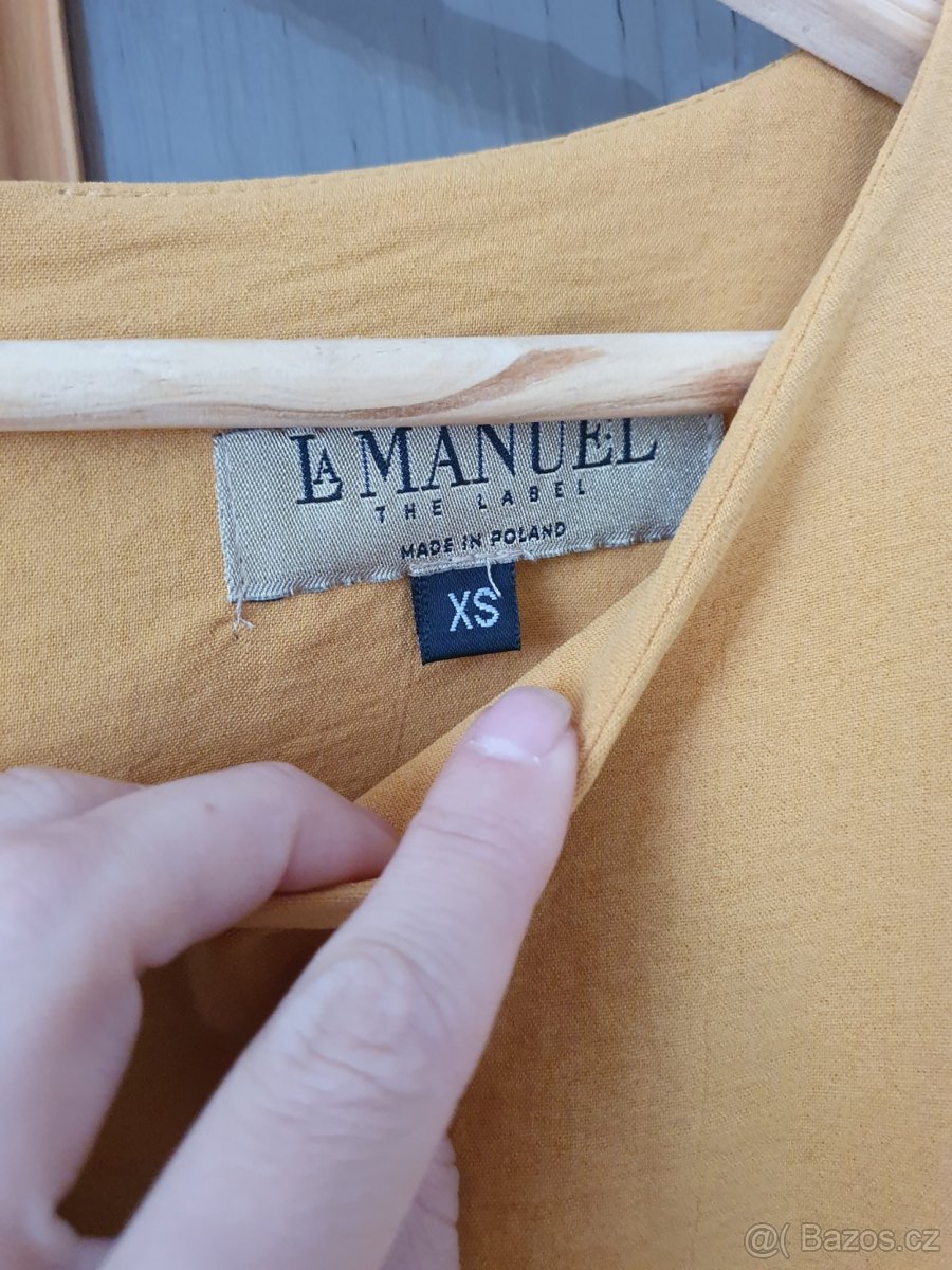 Šaty - justbyveronika hořčičně žlutá - 9