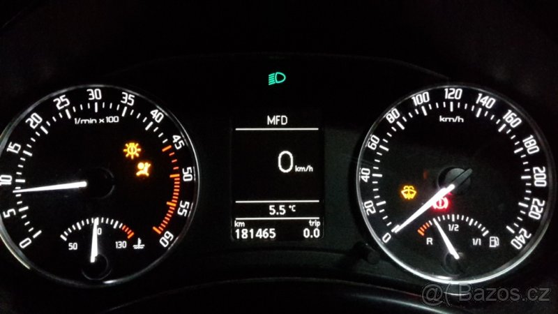 Octavia 2 plně grafické maxidot budíky 1Z0920843G facelift - 9