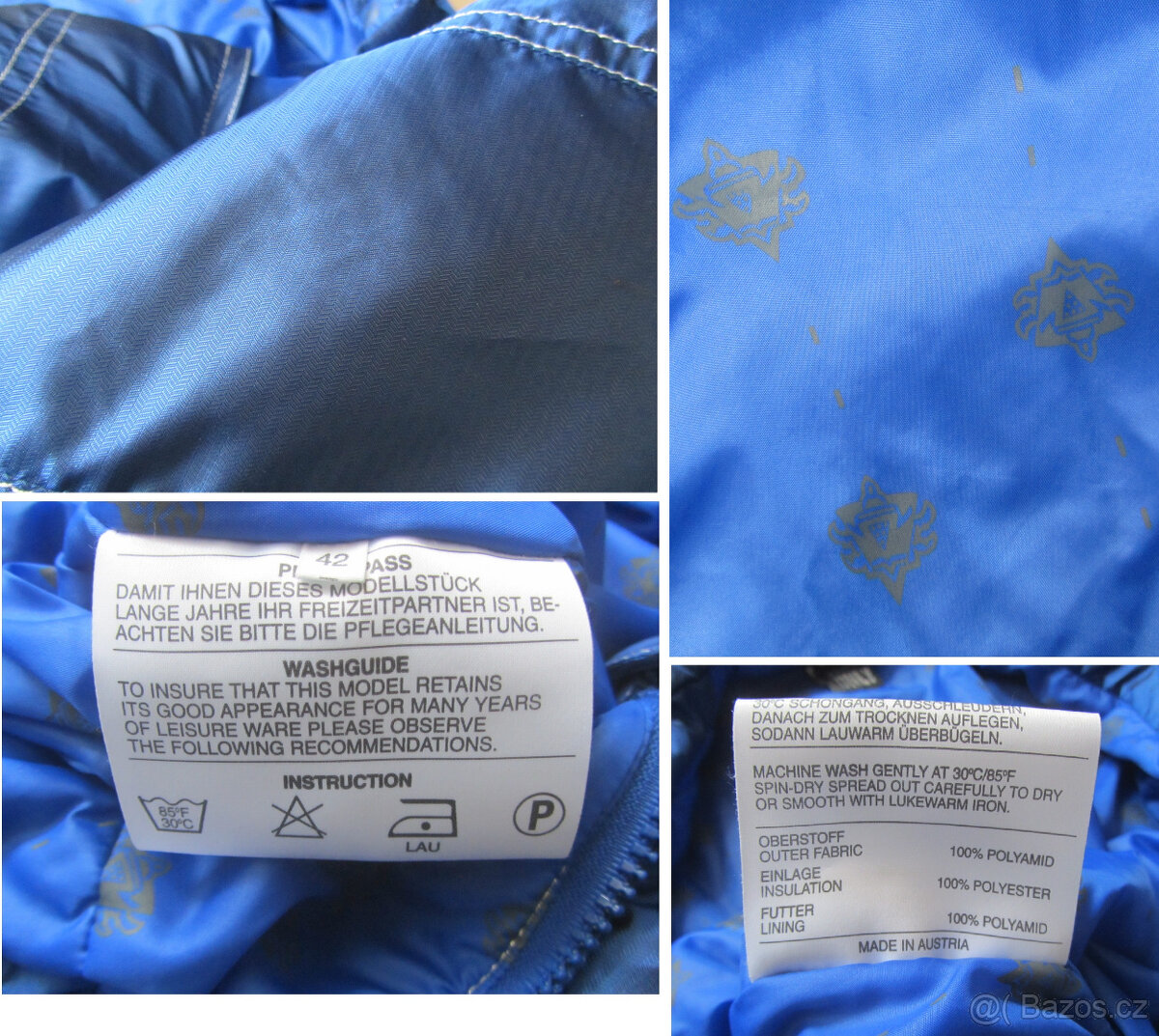 Vintage 90s kvalitní modrá dámská snow kombinéza - 9