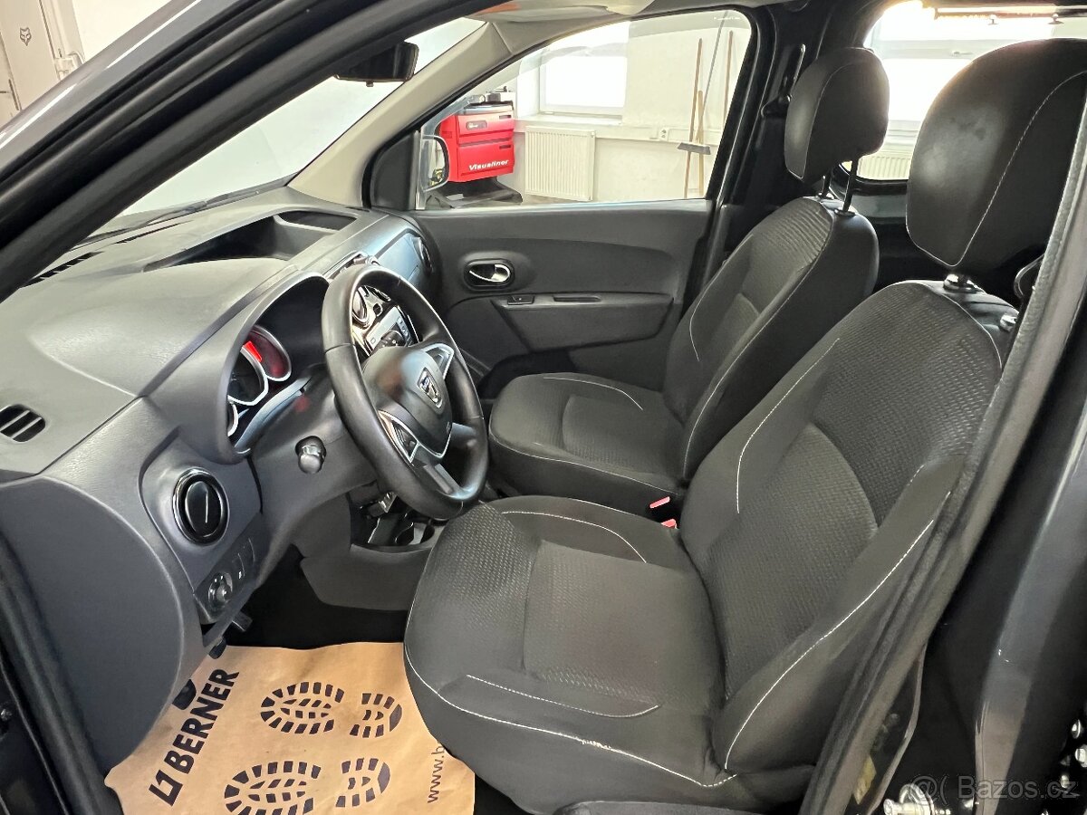 Dacia Dokker 1.6i 75KW 1.MAJITEL SERVISKA TEMPOMAT TAŽNÉ ZAŘ - 9