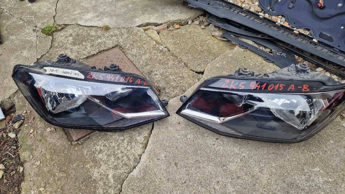 vw caddy IV. 2015 -2021 blatníky nárazníky lampy i xenon - 9