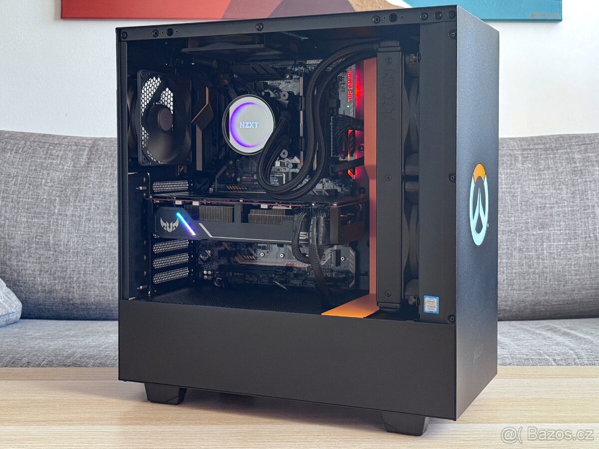 HERNÍ PC - Core i5-8600K / 16GB DDR4 / 500GB + 2TB / RX5700 - 9