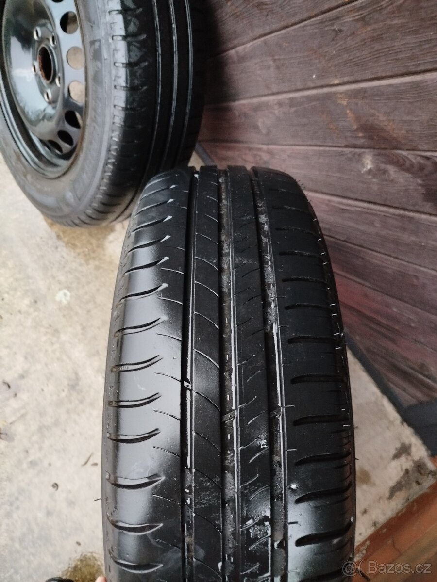 Plechové disky s letními pneu. 195/55/15 - 9