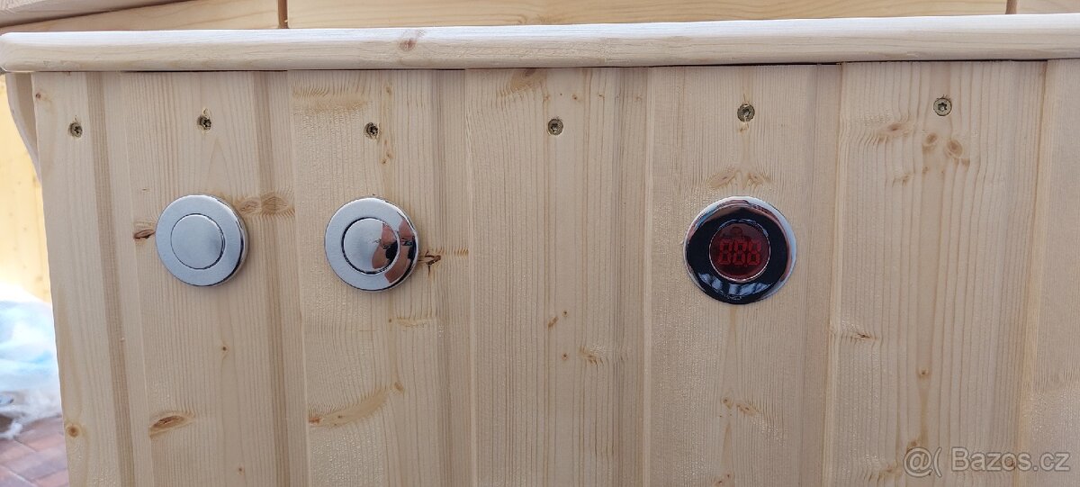 Prodám koupací sud ,finskavana. sklolaminatova vložka 180 cm - 9