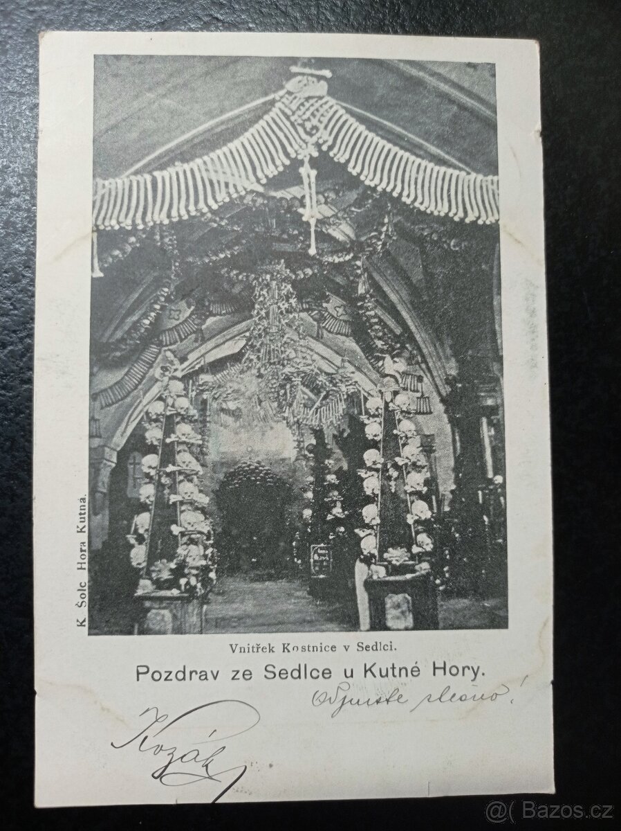 Pohlednice Kutná Hora- Sedlec Interiér kostnice, - 9
