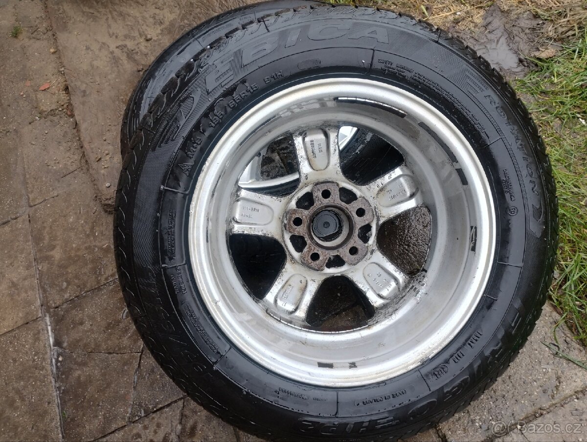 ALU kola + zimní pneu R15 - 9