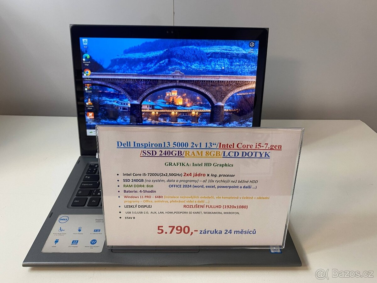Dell Inspiron13 5000 2v1 13“/Intel Core i5-7.gen /SSD 240GB/ - 9