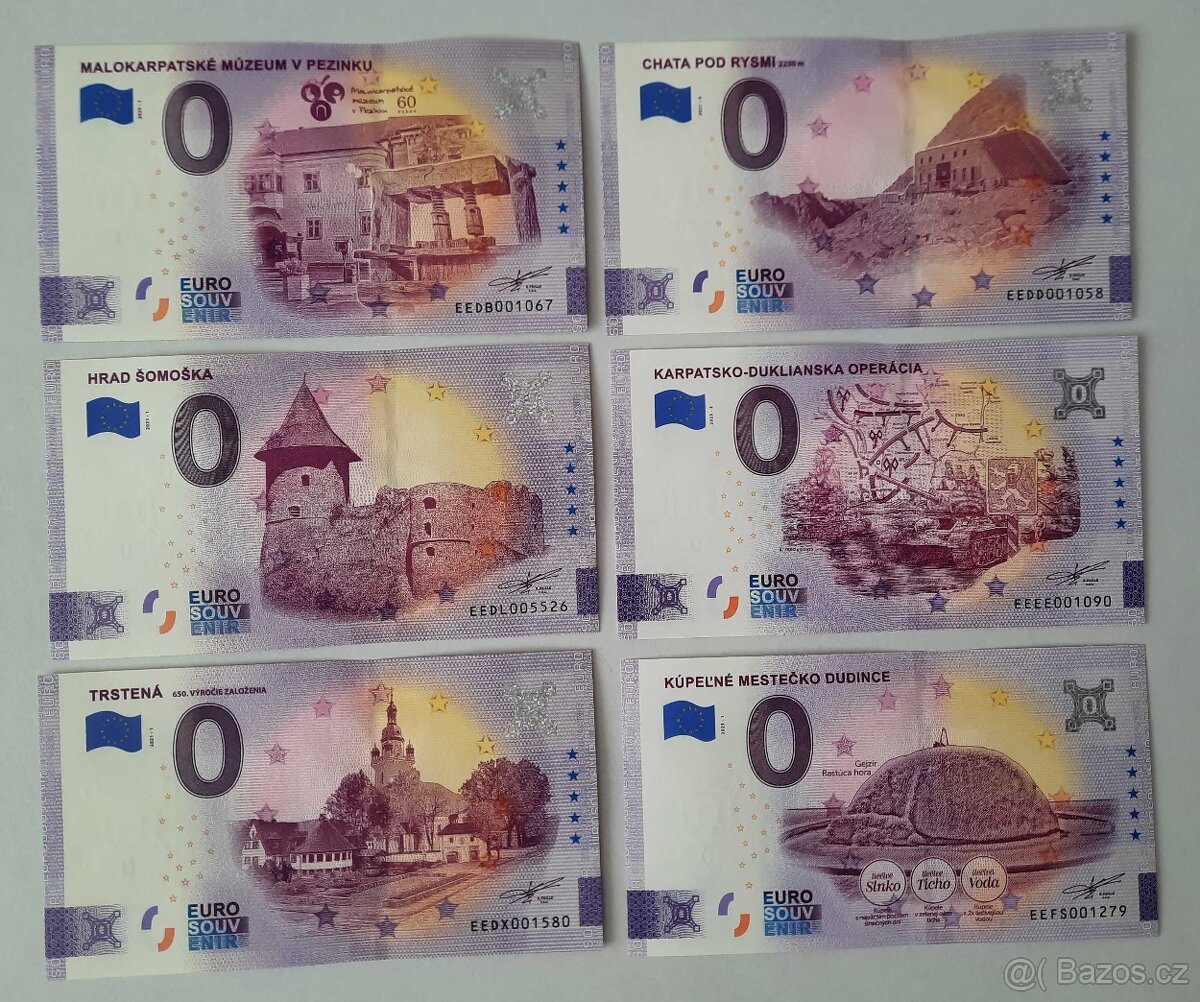 0€ / 0 euro suvenírová bankovka 2018 - 2025 - 9