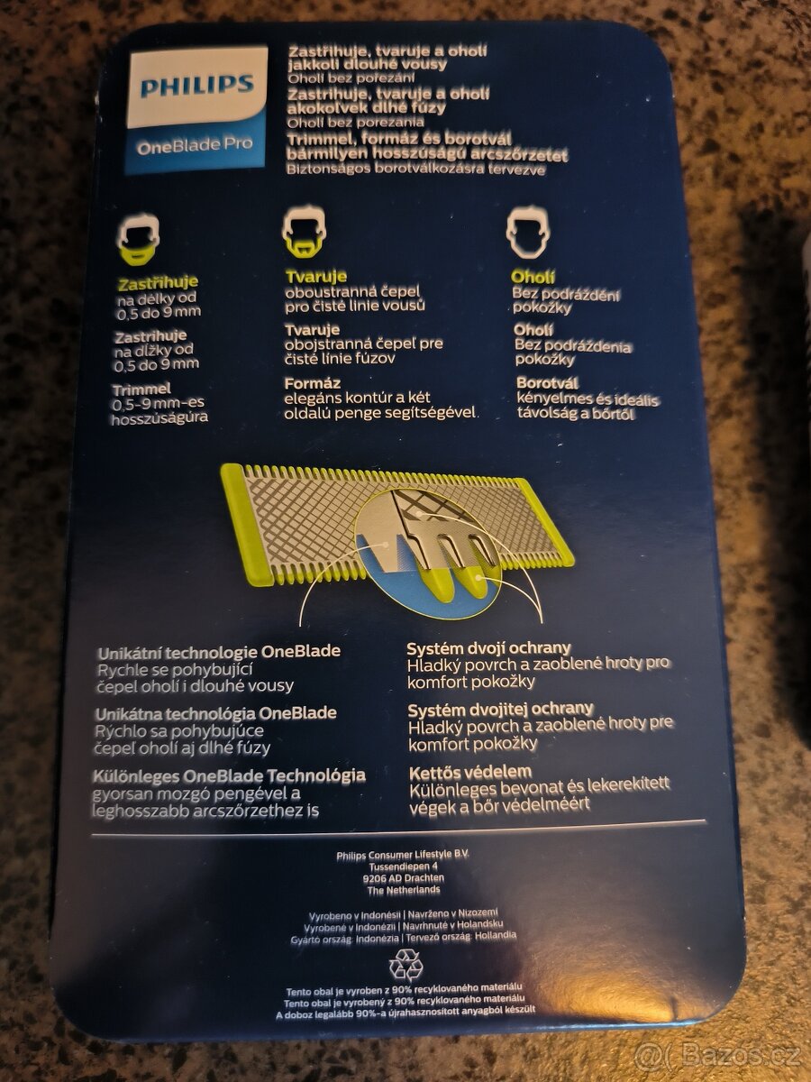 Zastrihávač Philips One Blade Pro QP6510/20 - 9