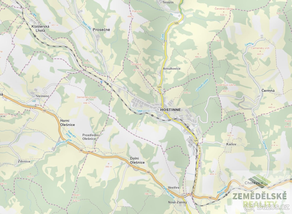 Stavební parcela Hostinné - 9