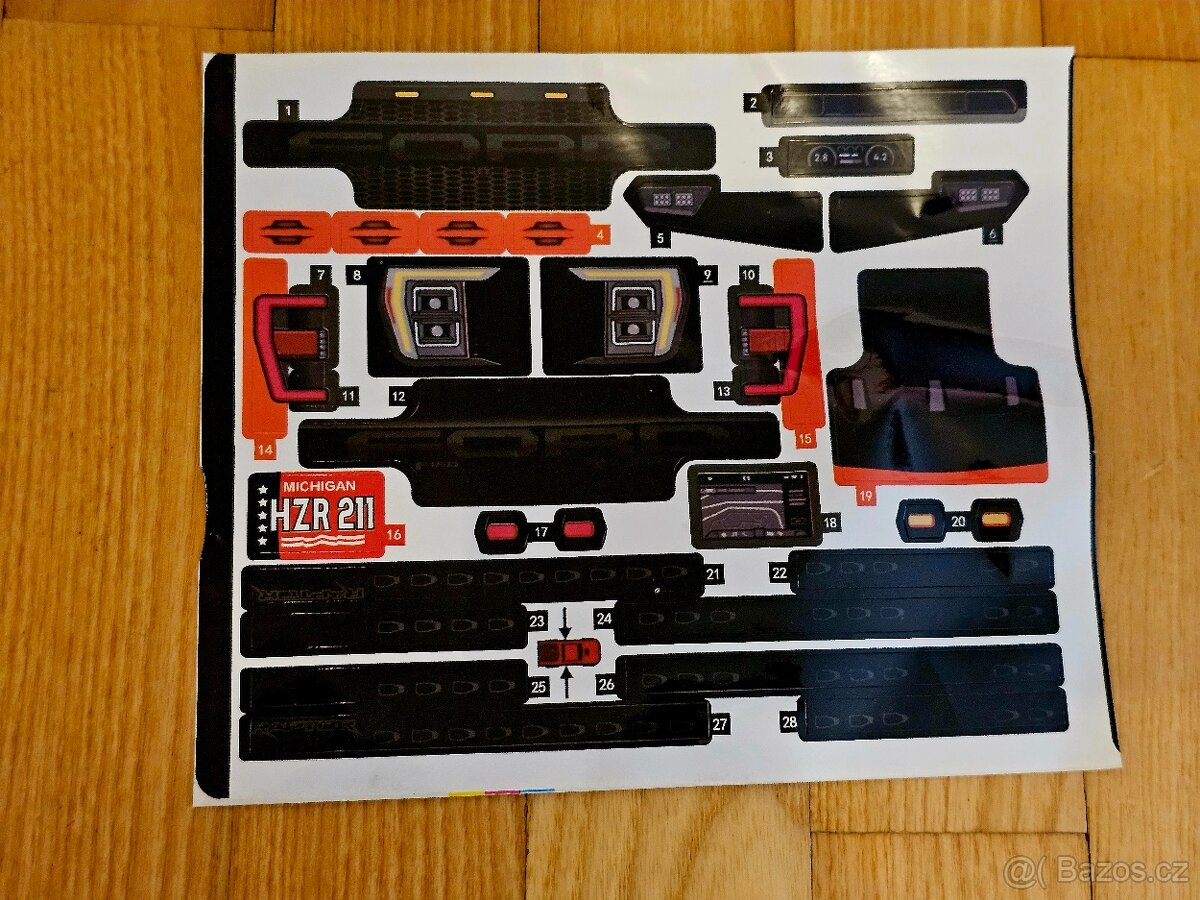 Stavebnice Ford F-150 Raptor – plně kompat. s LEGO 42126 - 9