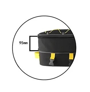 Tašky na kufry, celé černé, sada 3ks - 9