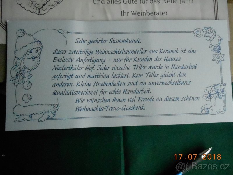 TÁC, PODNOS SVÍCNEM ,VÁNOČNÍ KAMENINA - 9