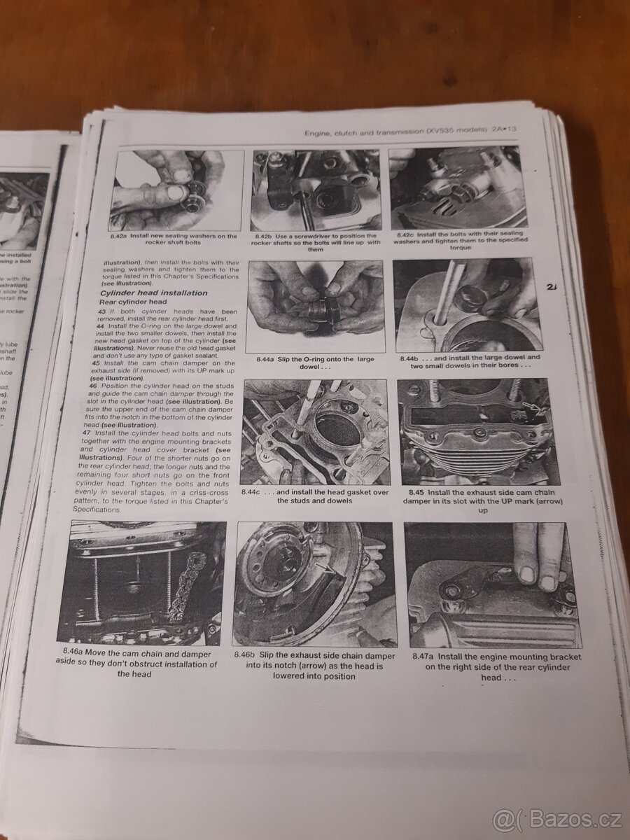 Yamaha XV Virago dílenská příručka - 9