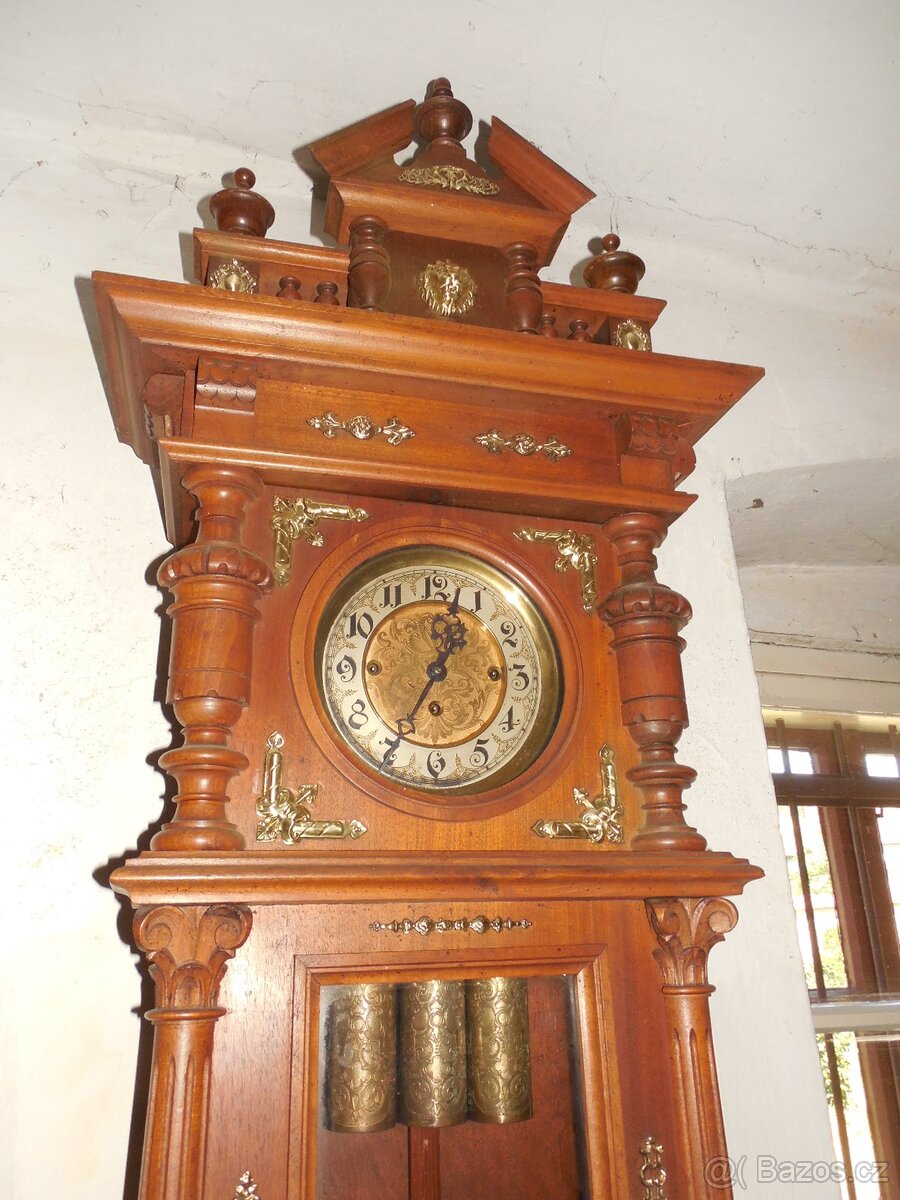 Hodiny čtvrťové Gustav Becker - 9