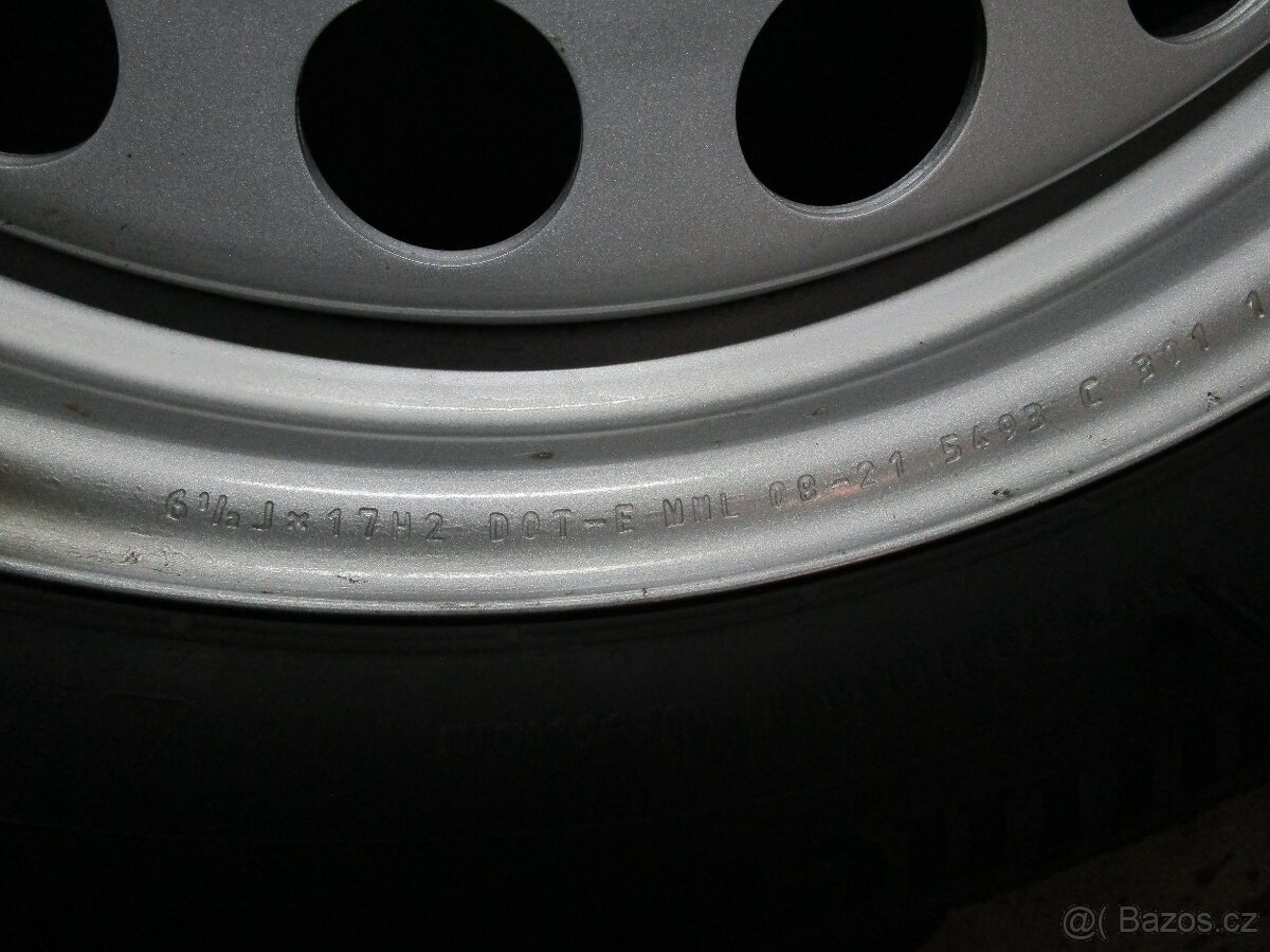 VW plecháče 5x112, 215/55/R17 XL, zimní - 9