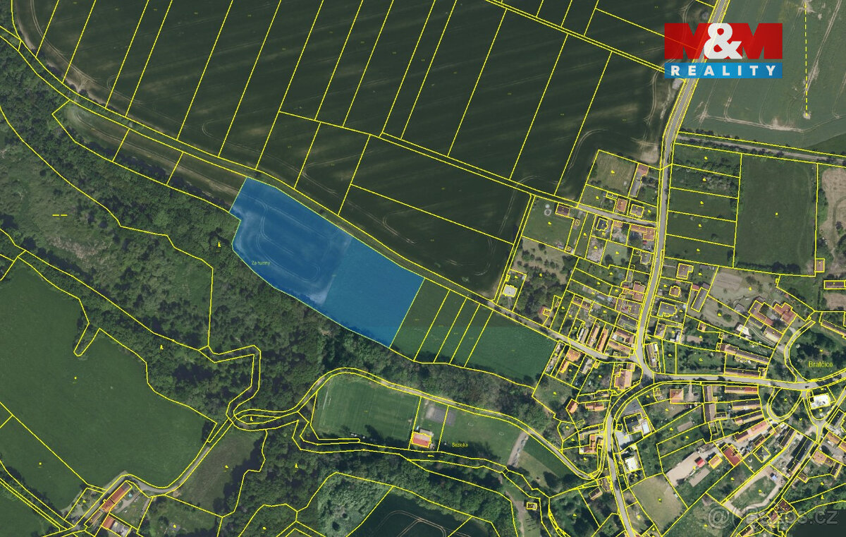 Prodej pole, 19072 m², Bratčice - 9