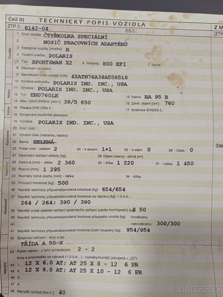 POLARIS SPORTSMAN X2 800 - 9
