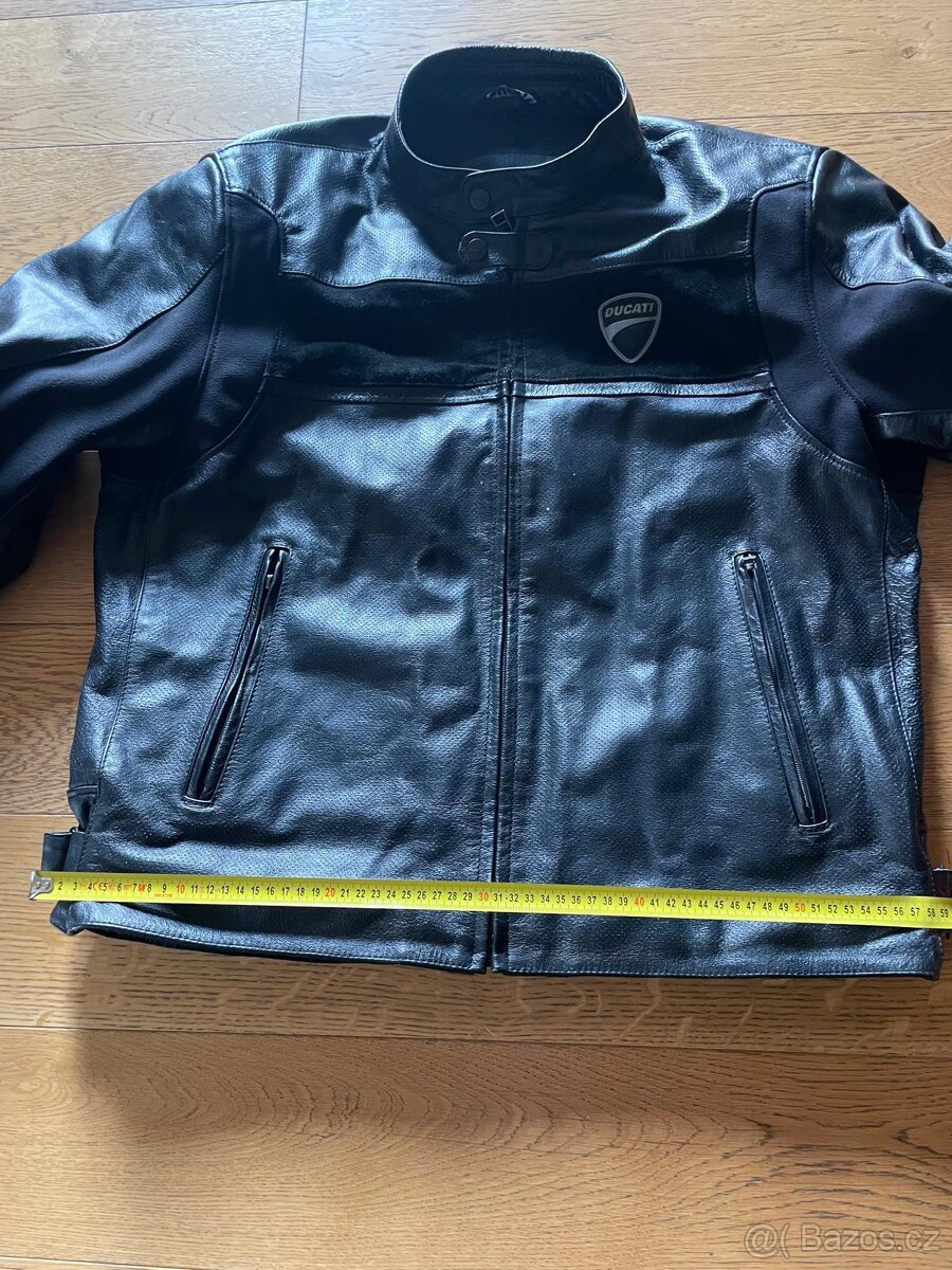 Kombinéza na motorku Dainese Ducati + letní kožená bunda - 9
