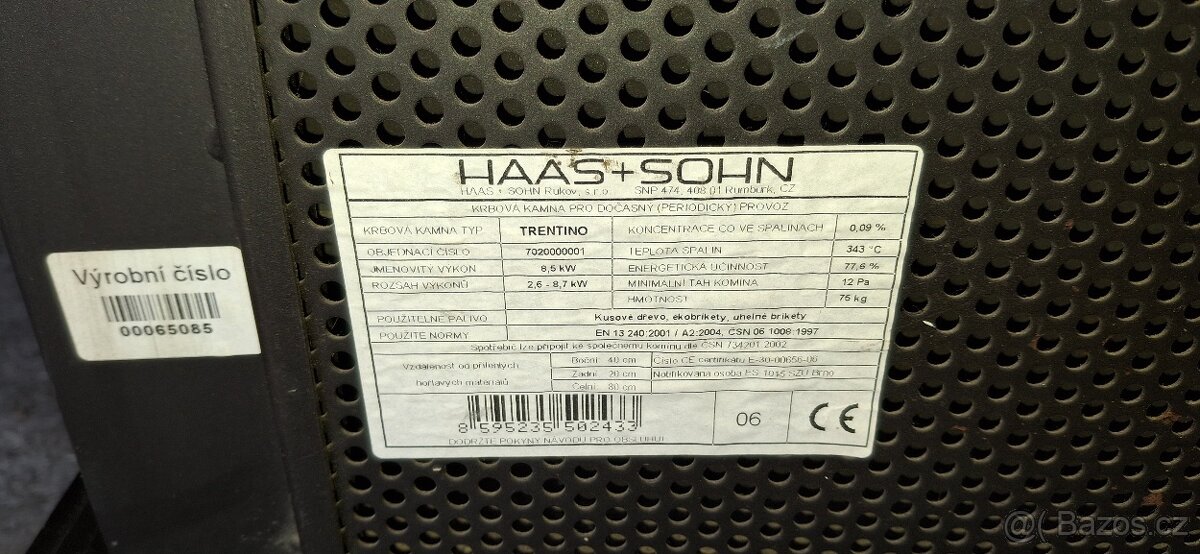 Haas+Sohn TRENTINO 8,5kw - 9