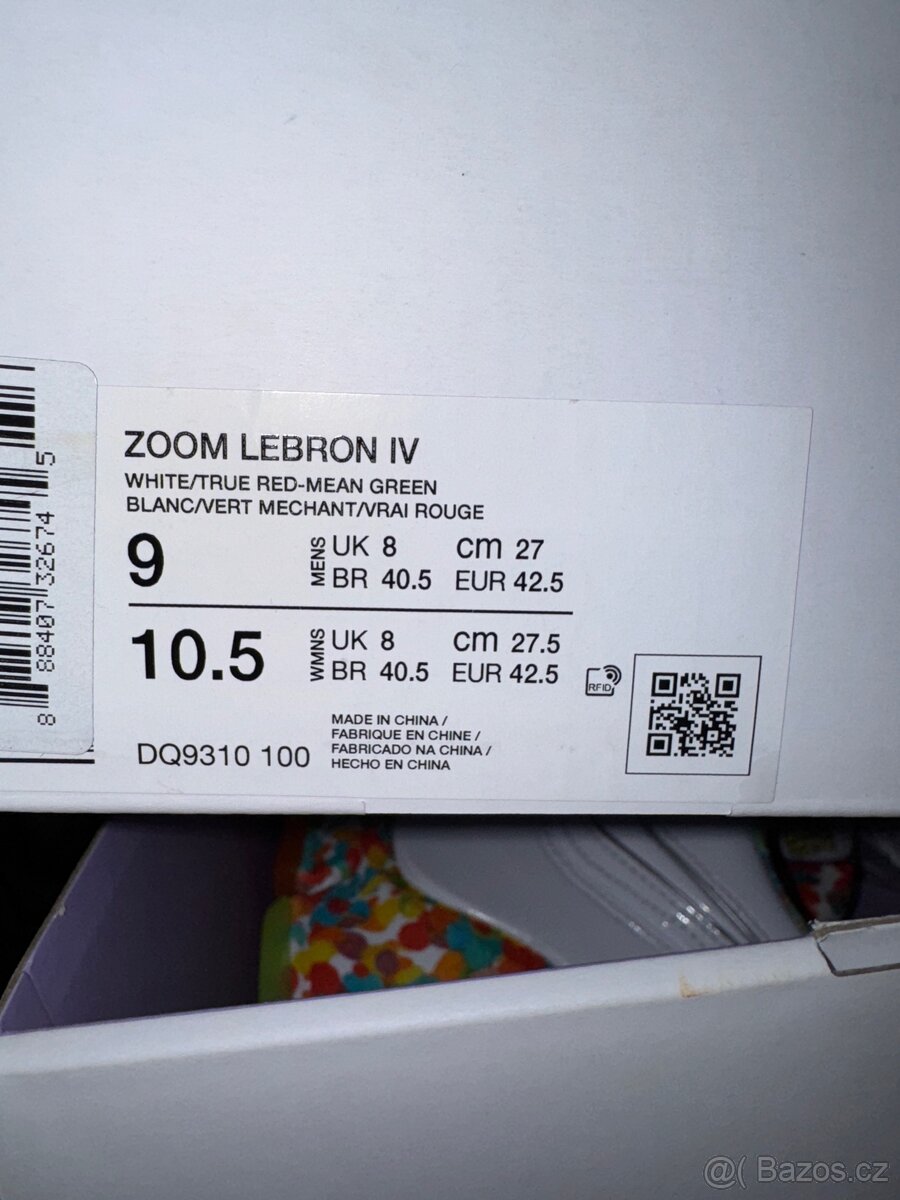 NIKE Zoom LeBron 4 Fruity Pebbles - 9
