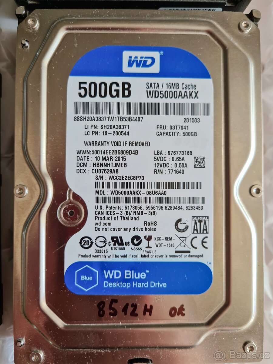 4x 500gb sata bez vadných sektorů do Pc. - 9