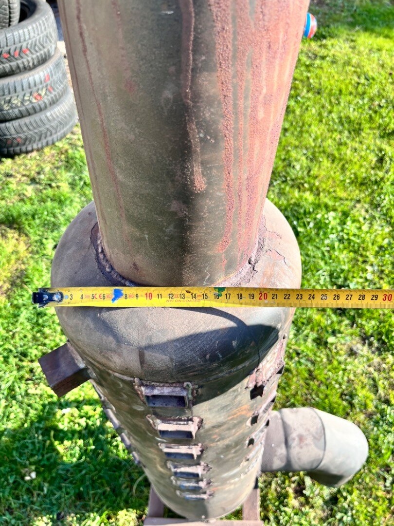 Teplovzdušný výměník tepla do Garáže - 9