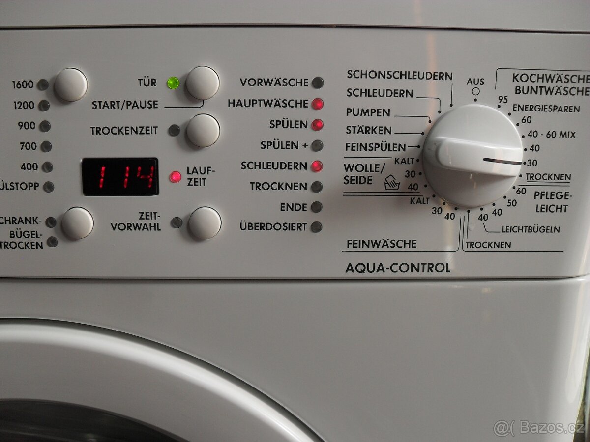 KOMBINOVANÁ PRAČKA AEG SE SUŠIČKOU-6KG,LCD,ELEKTRONICKÉ SUŠE - 9