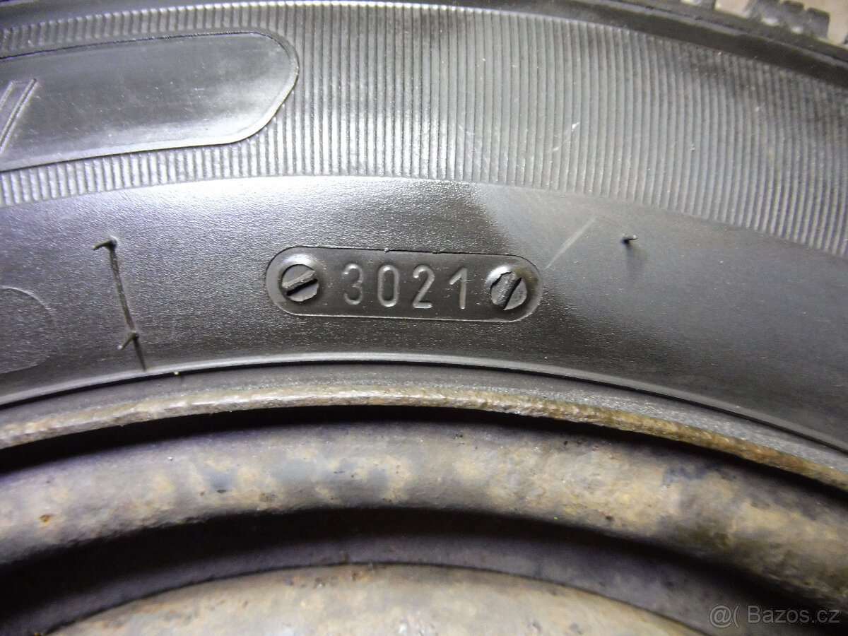 Prodám 2 orig.15" kola + zim.pneu.OPEL MERIVA 185/60/15 - 9