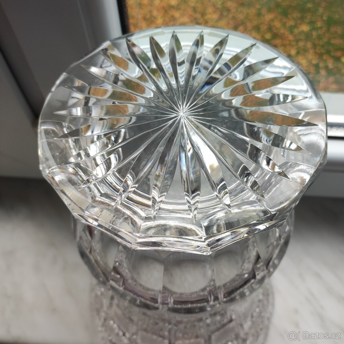 velká broušená váza - 9