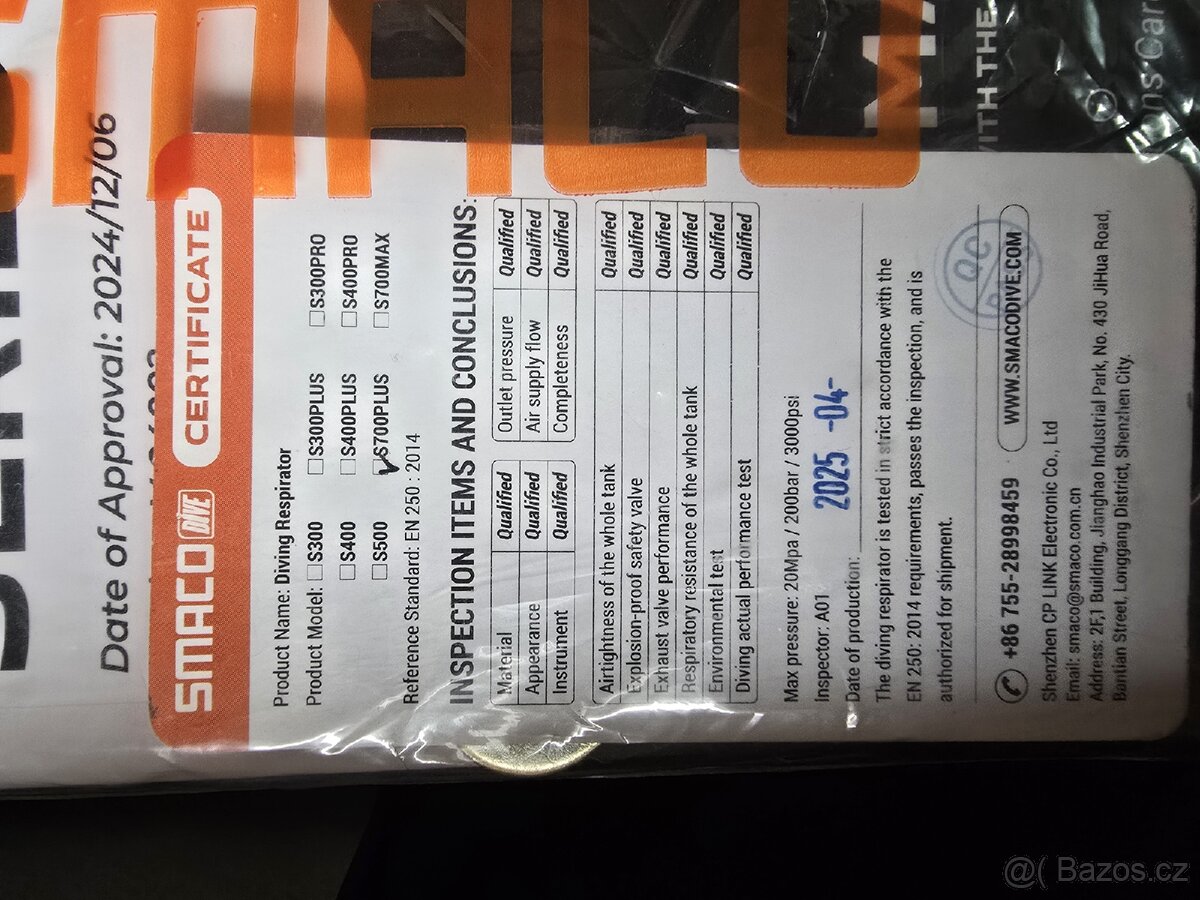 Potápění Smaco 2L - 9