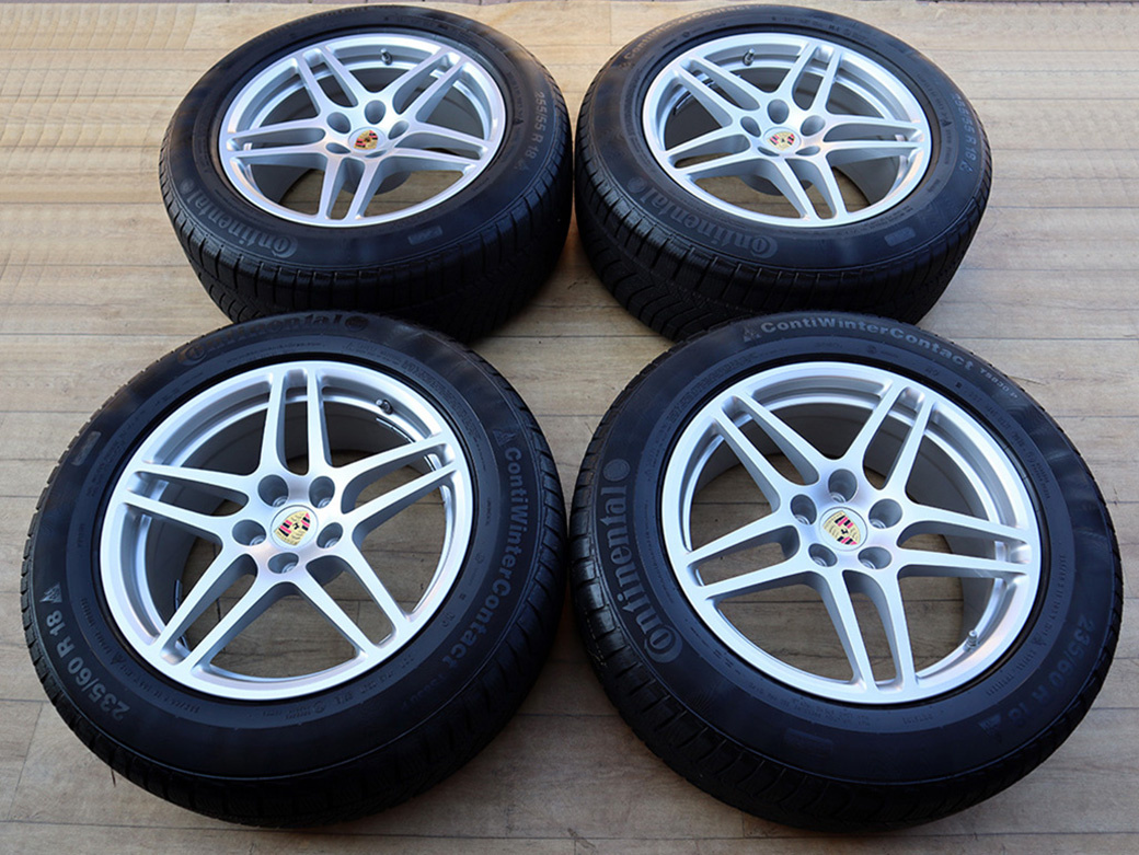 18" 5x112 ALU KOLA PORSCHE MACAN – ZIMNÍ + ČIDLA TPMS - 9