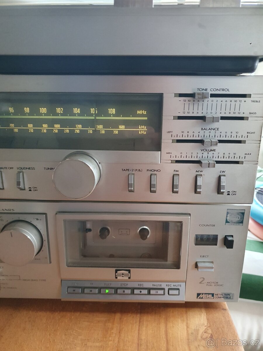 JVC R-S11L stereo receiver / rádio / magnetofon / gramofon - 9