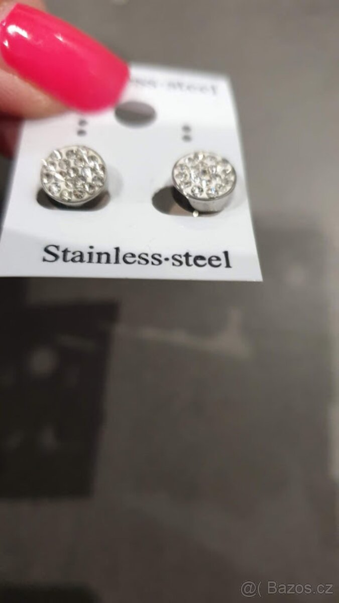 Náušnice-chirurgická ocel - 9