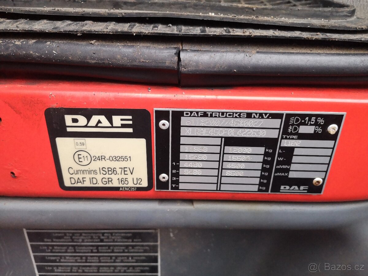 DAF LF45 ROK VÝROBY 2012 VOZIDLO S DOKLADY - 9