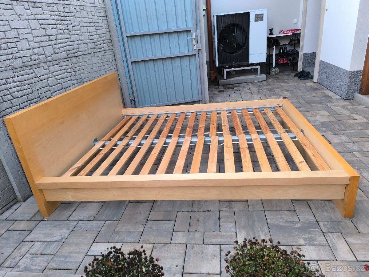 Prodám manželskou postel + Matrací 160cm x 200cm - 9
